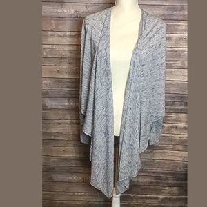 Anthropologie Pure + Good Gray Cascadia Waterfall Cardigan S